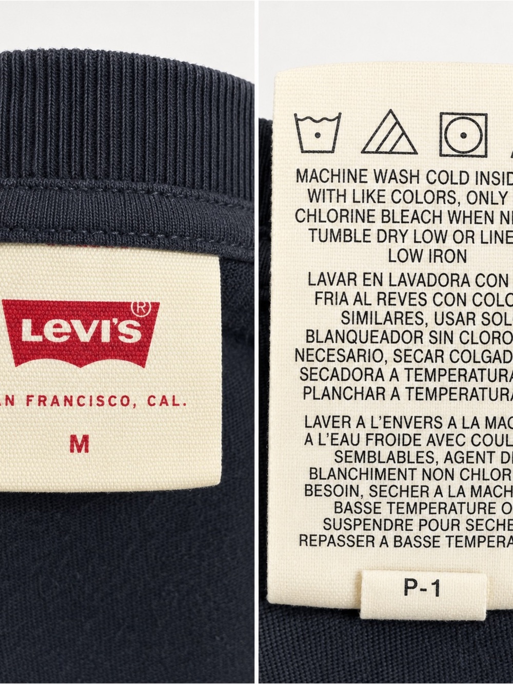 Levi's Men's Black Crewneck Sweatshirt - Picture 2 of 2